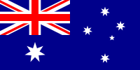 Landesflagge von Australien.