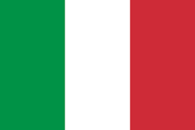 Landesflagge von Italien.